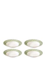 Morris & Co - Morris & Co Pasta Bowl Willow 4-Pack - Makaronų lėkštė - Žalia