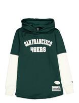 New Era - M Logoselect Hoodpo1839 Saf49 - Sportinis džemperis su gobtuvu - Žalia