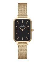 Daniel Wellington - Quadro 20X26 Pressed Evergold G Black - Analoginis laikrodis - Aukso