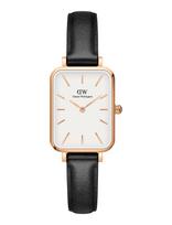 Daniel Wellington - Quadro 20X26 Pressed Sheffield Rg White - Analoginis laikrodis - Juoda