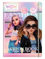 WOW Generation - Wow® Generation, Deluxe Diy Fashion Book Binder - Spalvinimo ir rankdarbių knygos - Marga / raštuota