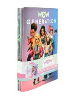 WOW Generation - Wow® Generation, A5 Notebook Soft Cover, 3-Pack - Spalvinimo ir rankdarbių knygos - Marga / raštuota