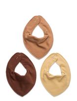 Fixoni - Bandana Bibs 3-Pack - Seilinukas - Marga / raštuota