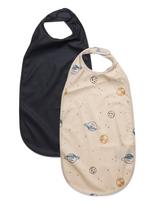 CeLaVi - Long Pu Bib 2-Pack - Seilinukas be rankovių - Marga / raštuota