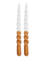 Lene Bjerre - Twisted Taper Candle - Žvakė - Marga / raštuota