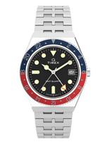 Timex - Q Timex Gmt - Analoginis laikrodis - Sidabro