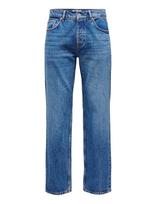 ONLY & SONS - Onsedge Straight Bromo 0017 Dot Dnm Noos - Įprasto kirpimo džinsai - Mėlyna
