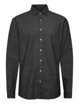 Lindbergh - Soft Indigo Stretch Shirt L/S - Džinsiniai marškiniai - Pilka