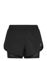 New Balance - Sport 2-In-1 Short 3" - Treniruočių šortai - Juoda
