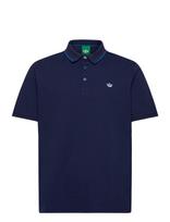 Adidas Golf Originals - F Solid Polo Lc - Sportiniai trumparankoviai polo marškinėliai - Tamsiai mėlyna
