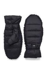 UGG - Aw Uggfluff Mitten - Kumštinės pirštinės - Juoda