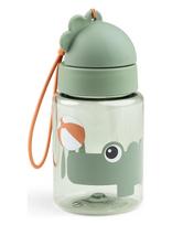 Done By Deer - Straw Bottle Playground Green 280 Ml - Maistui - Žalia
