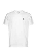 Polo Ralph Lauren - Classic Fit Jersey V-Neck T-Shirt - Marškinėliai trumpomis rankovėmis - Balta