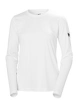 Helly Hansen - W Hh Tech Crew Ls 2.0 - Sportiniai marškinėliai ilgomis rankovėmis - Balta