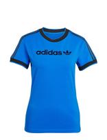 Adidas Originals - Linear Cali Tee - Sportiniai marškinėliai - Mėlyna