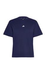 Adidas Sportswear - W Sl Sj T - Sportiniai marškinėliai - Tamsiai mėlyna