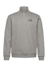 EA7 - Sweatshirt - Megztinis su užtrauktuku - Pilka