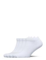 Lindex - 4-Pack Ankle Socks - Futbolo kojinės iki kulkšnių - Balta