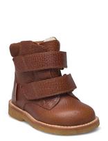 ANGULUS - Boots - Flat - With Velcro - Žieminiai batai - Ruda