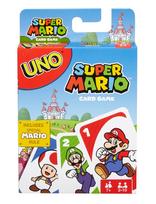 Mattel Games - Games Uno Super Mario - Kortų žaidimas - Mėlyna