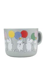 Rätt Start - Moomin Festivities, Cup With Handle, Balloon - Puodelis - Marga / raštuota