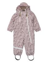 Mikk-line - Pu Snow Suit 2 Zip - Aop - Slidinėjimo kombinezonai ir komplektai - Violetinė