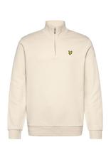 Lyle & Scott - Loopback Quarter Zip Sweat - Megztinis - Kreminė spalva