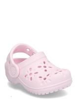 Crocs - Classic Floral Cut Out Clog T - Klumpės - Rožinė