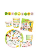 Joker - Pippi Party Pack Small - Vaikų šventės reikmenys - Marga / raštuota