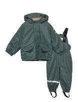 Mikk-line - Pu Rain Set Rec Warm Animal Susp104 - Lietaus drabužių komplektas - Žalia