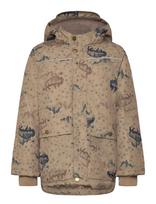 Mikk-line - Polyester Jacket - Aop - Žieminė kepurė - Chaki spalva