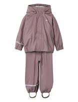 Name It - Nkndry10 Rain Set Fo Noos - Lietaus drabužių komplektas - Violetinė