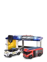 Dickie Toys - Dickie Toys Norwegian Rescue Station With 2 Vehicles - Gaisrinės mašinos žaislas - Raudona