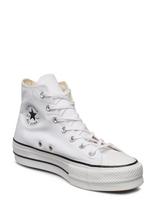 Converse - Chuck Taylor All Star Lift - Sportiniai aukštakulniai sportbačiai - Balta