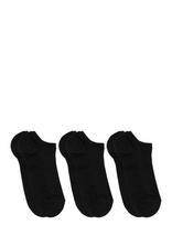 Mp Denmark - Britta Sneaker Socks 3-Pack - Futbolo kojinės iki kulkšnių - Juoda
