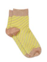 Mp Denmark - Elisa Glitter Short Socks - Futbolo kojinės iki kulkšnių - Geltona