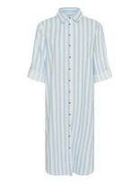 Saint Tropez - Zalindasz Shirt Dress - Iki kelių ir midi suknelės - Mėlyna