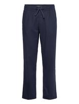 Clean Cut Copenhagen - Barcelona Luca Pants - Lininės kelnės - Tamsiai mėlyna