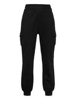 Lindex - Trousers Cargo Jersey Ss25 - Sportinės kelnės - Juoda