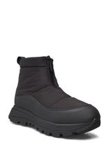 FitFlop - Neo-D-Hyker W/Proof Zip-Front Padded Outdoor Boots - Žieminiai batai - Juoda