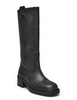 ALOHAS - Sajan Black Leather Boots - Ilgauliai batai - Juoda