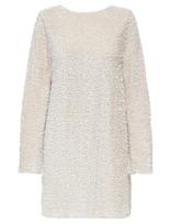 ONLY - Onlanika Sequins Ls Bow Dress Wvn Cs - Trumpa suknelė - Balta