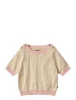 Wheat - Knit Top S/S Malvina - Megztinis - Smėlio