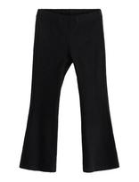 Lindex - Leggings Flare 2X2 Rib - Tamprės - Juoda