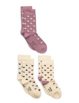 Minipop - Minipop® Season Bamboo Socks 3 Pcs - Kojinės - Rožinė