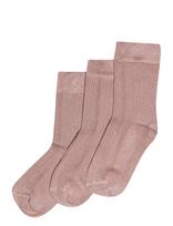 Minipop - Minipop Noos Bamboo Socks 3 Pcs - Kojinės - Rožinė