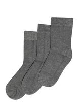 Minipop - Minipop Noos Bamboo Socks 3 Pcs - Kojinės - Pilka