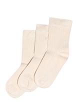 Minipop - Minipop Noos Bamboo Socks 3 Pcs - Kojinės - Kreminė spalva