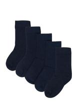 Minipop - Minipop Noos Bamboo Socks 5 Pack - Kojinės - Tamsiai mėlyna