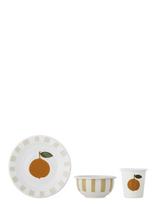 Bloomingville - Agnes Tableware Set - Vakarienės rinkiniai - Marga / raštuota